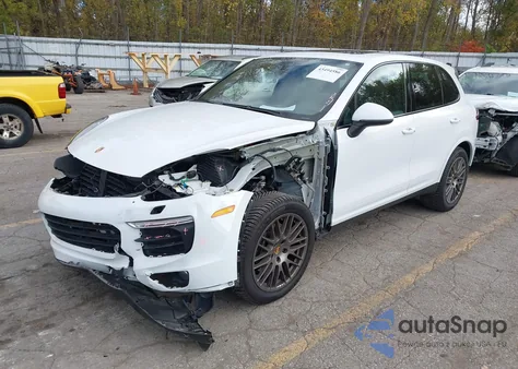 2017 Porsche Cayenne Platinum Edition from USA, damaged, VIN WP1AA2A25HKA82870